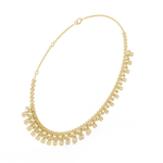 Load image into Gallery viewer, Grand Pear Fringe Necklace — 13.54ct
