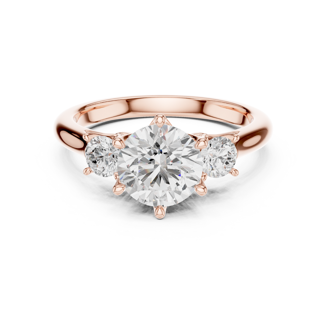 Soleil 1.50ct Round Brilliant Diamond Ring