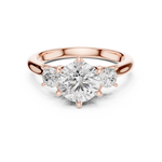 Load image into Gallery viewer, Soleil 1.50ct Round Brilliant Diamond Ring
