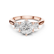 Soleil 1.50ct Round Brilliant Diamond Ring