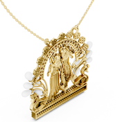 Radha Krishna Pendant — 2.39ct