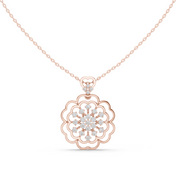 Floral Mandala Pendant — 0.71ct