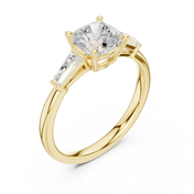 Bijou 1.42ct Cushion Cut Diamond Ring