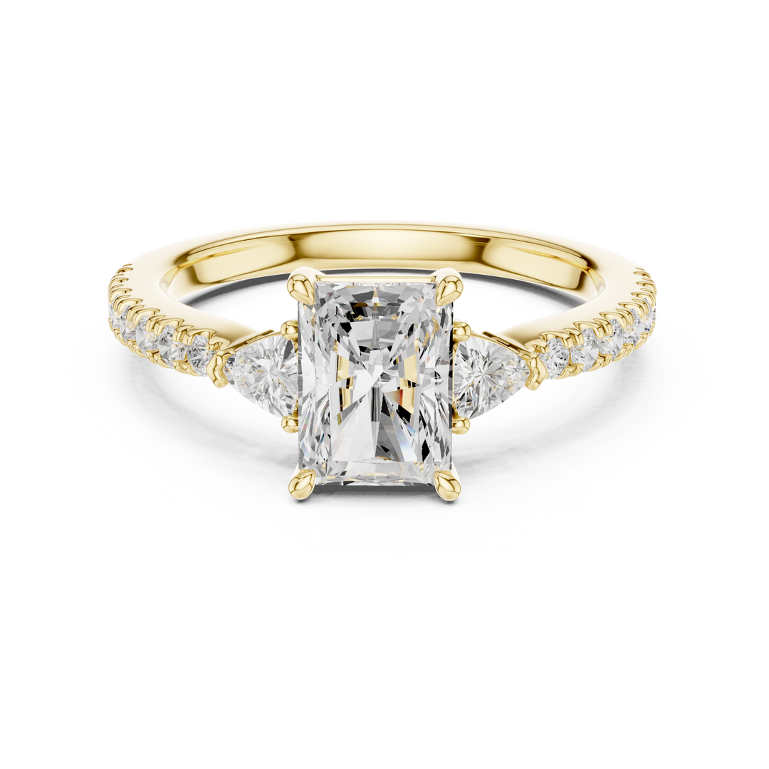 Aurora Radiant Cut Diamond Ring