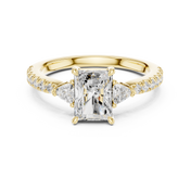 Aurora Radiant Cut Diamond Ring