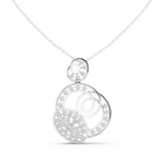 Load image into Gallery viewer, Bubble Circle Pendant — 1.16ct
