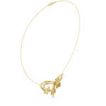 Load image into Gallery viewer, Ornate Scroll Floral Necklace — 3.01ct
