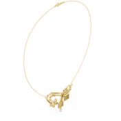 Ornate Scroll Floral Necklace — 3.01ct