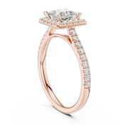 Inès 1.04ct Princess Cut Diamond Ring