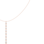 Load image into Gallery viewer, Graduated Solitaire Drop Necklace — 0.63ct
