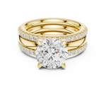 Load image into Gallery viewer, Solstice 2.85ct Round Brilliant Diamond Ring
