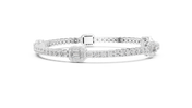 Emerald Station Bracelet — 5.28ct