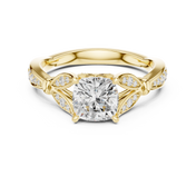 Velvet 1.27ct Cushion Cut Diamond Ring