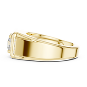 Diamond Signet Mens Ring — 1.08ct