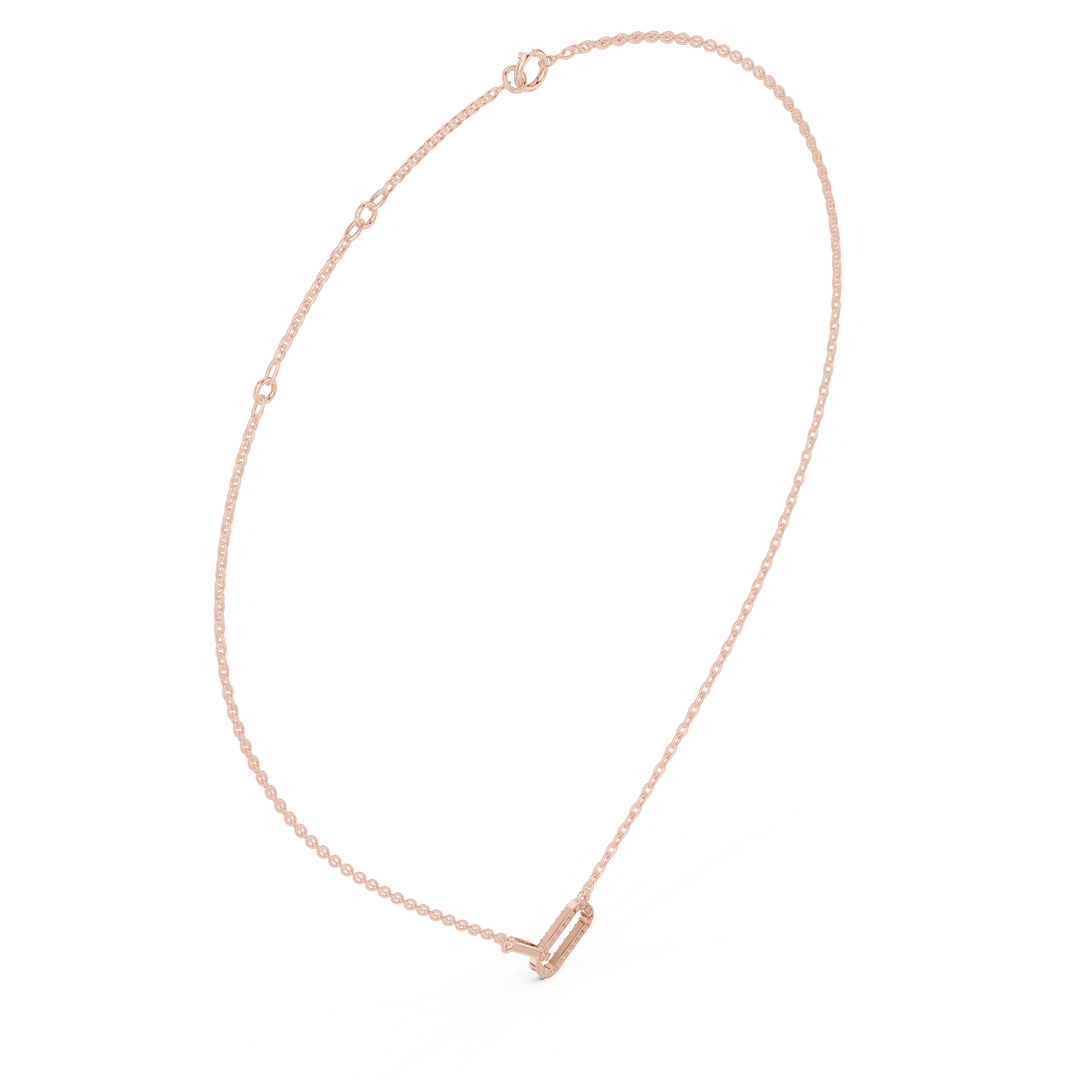 Heart and Arrow Pendant Necklace — 0.30ct