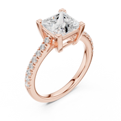 Reina 2.00ct Princess Cut Diamond Engagement Ring