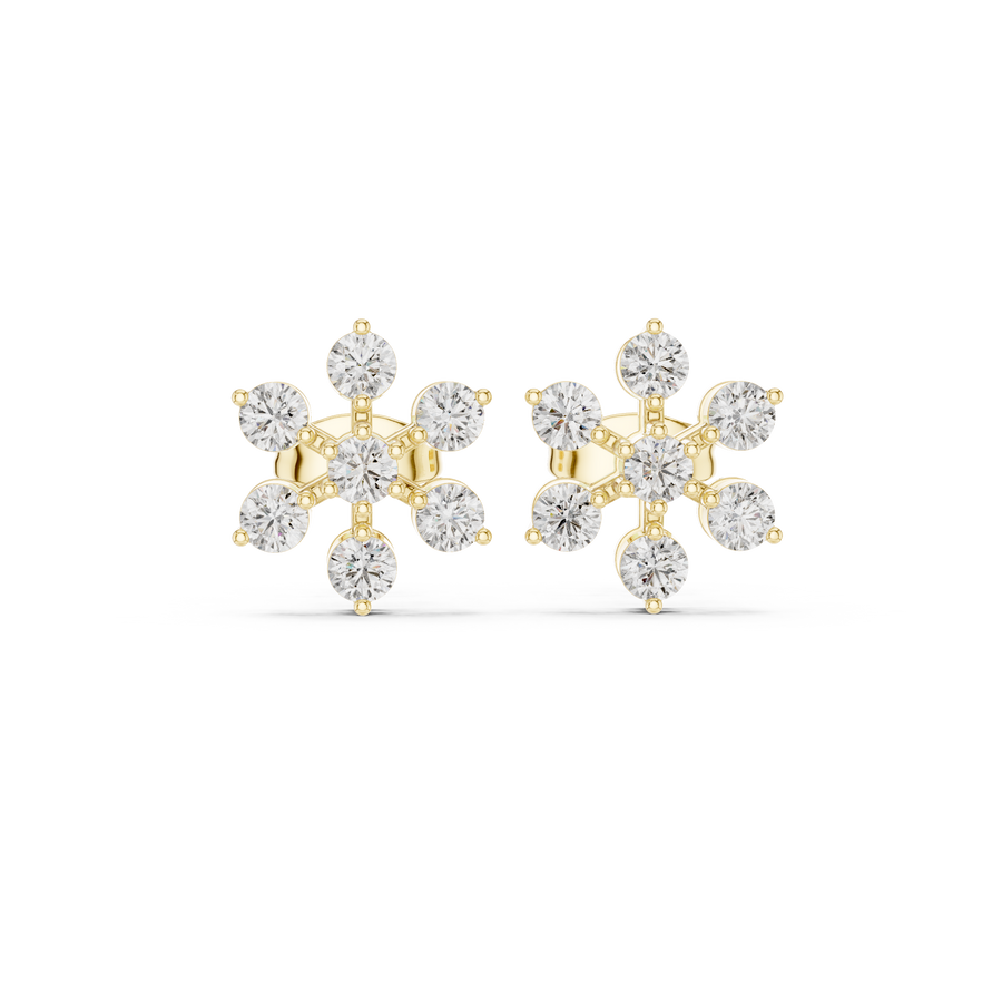 Tara Diamond Solitaire Stud Earrings