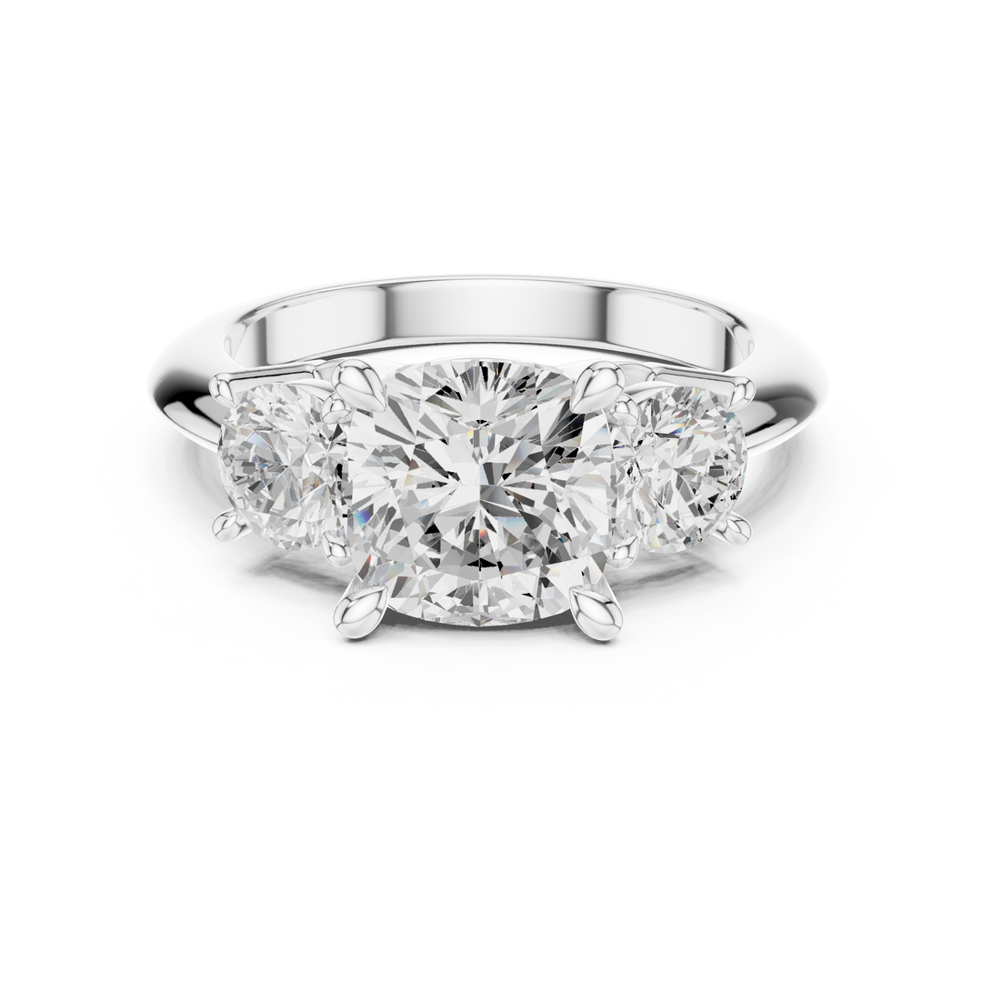 Majestic 2.50ct Cushion Cut Diamond Engagement Ring