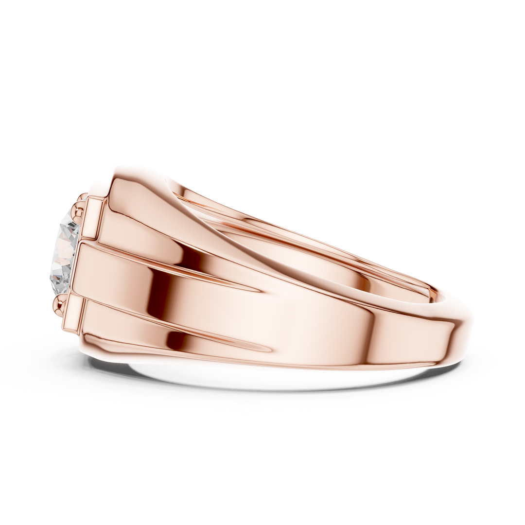 Classic Signet Mens Ring — 1.10ct
