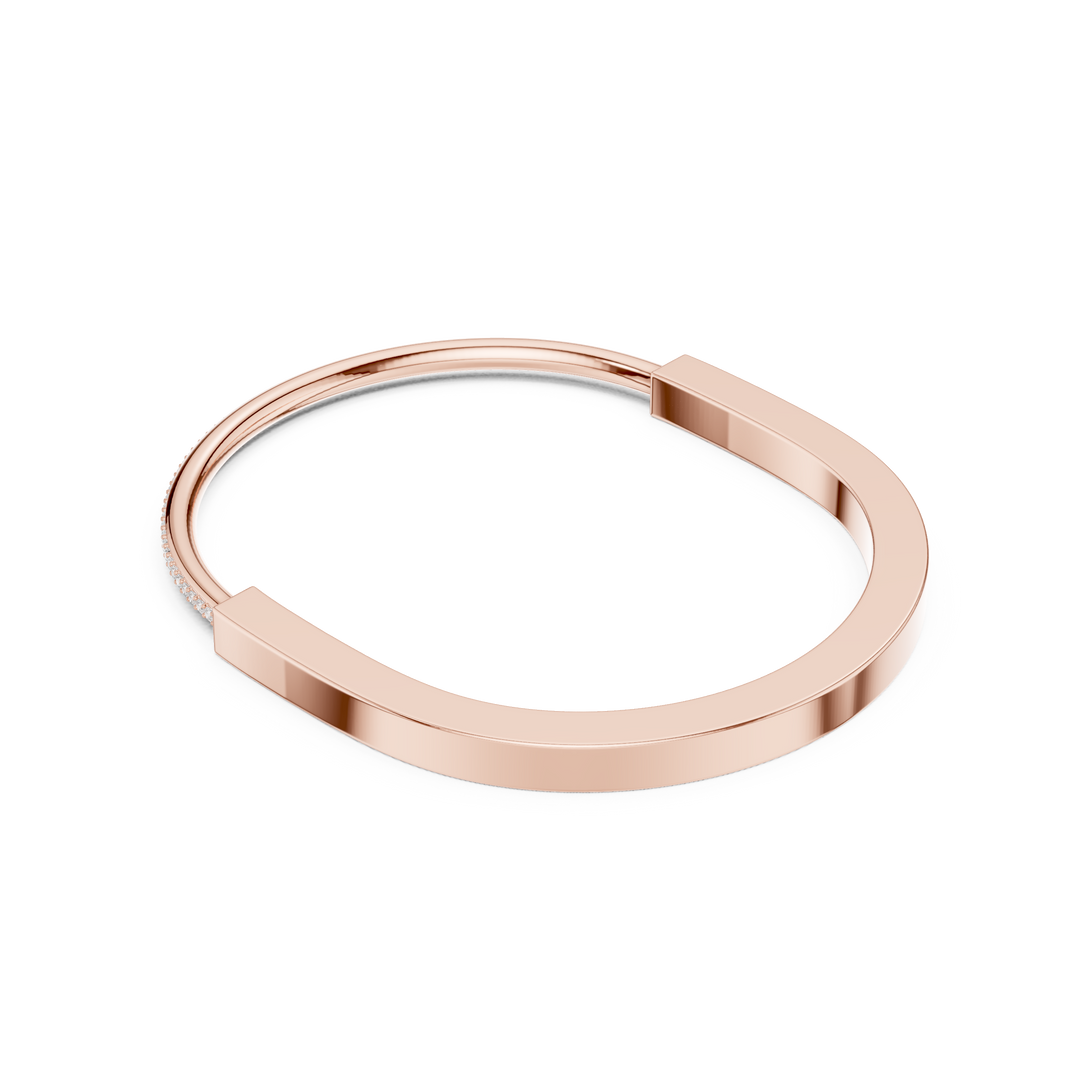 Minimalist Bangle Men's Bracelet — 0.55ct