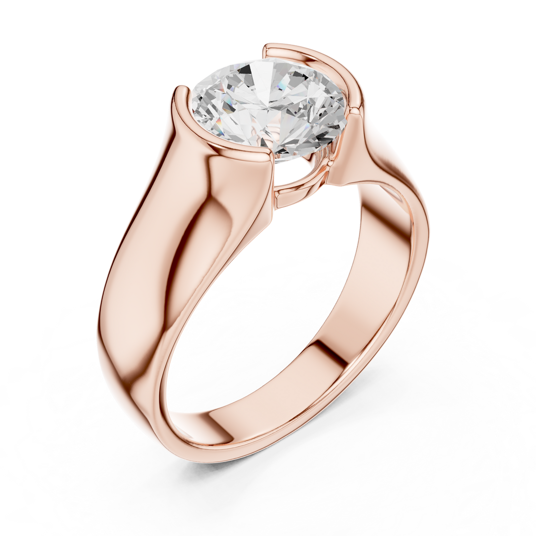 Bold Solitaire Mens Ring — 1.50ct