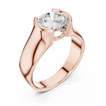 Load image into Gallery viewer, Bold Solitaire Mens Ring — 1.50ct
