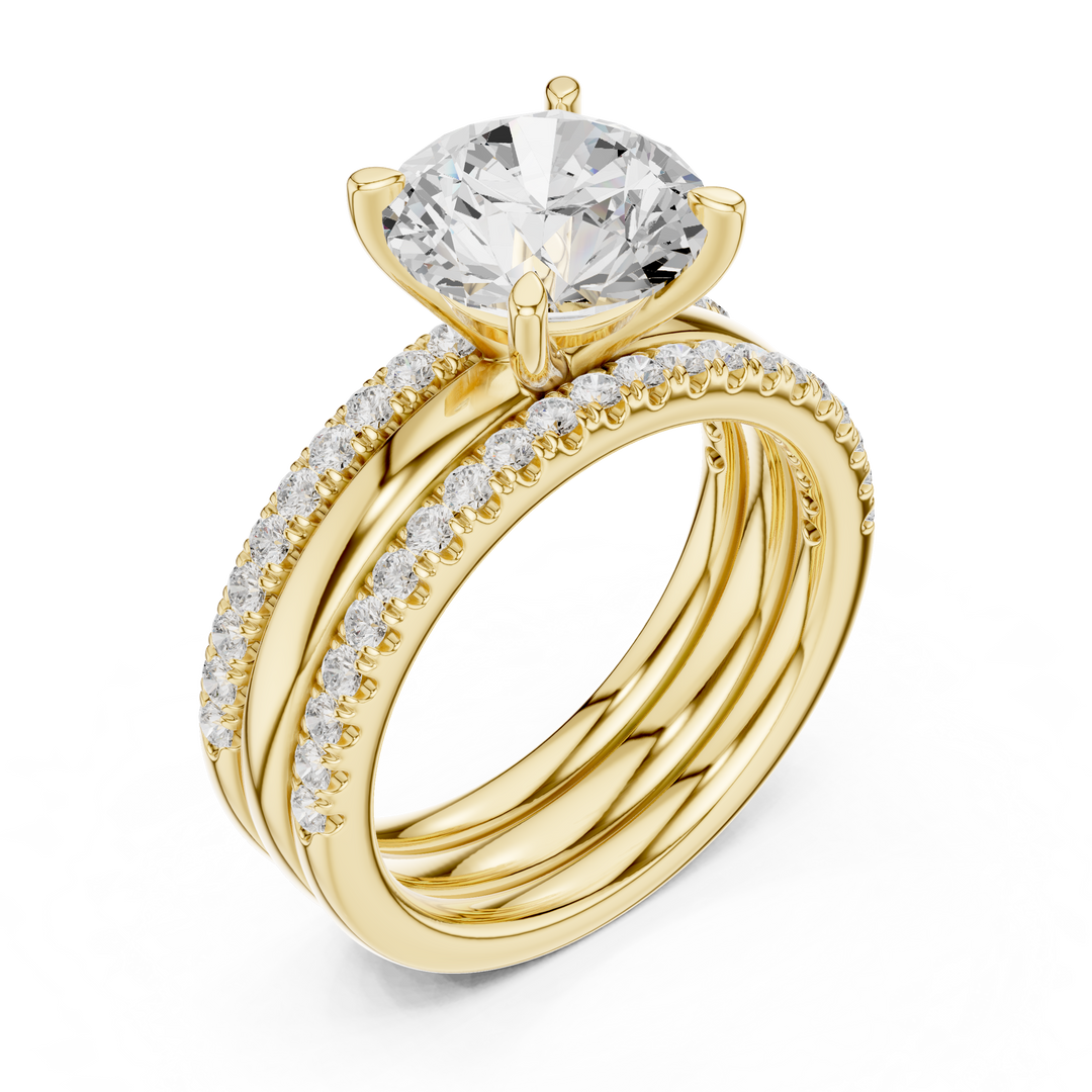 Solstice 2.85ct Round Brilliant Diamond Ring
