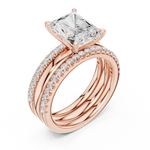 Load image into Gallery viewer, Titan 3.43ct Radiant Cut Diamond Ring
