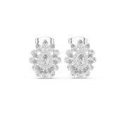 Astra Diamond Halo Stud Earrings