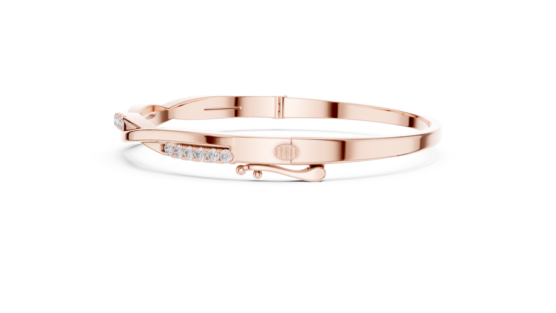 Diamond Channel Bangle — 0.7ct