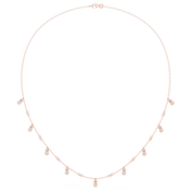 Diamond Station Necklace — 0.36ct