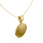 Fully Iced Circle Pendant — 1.74ct