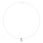 Load image into Gallery viewer, Pear Solitaire Drop Necklace — 3.07ct
