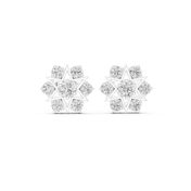Anya Diamond Solitaire Stud Earrings