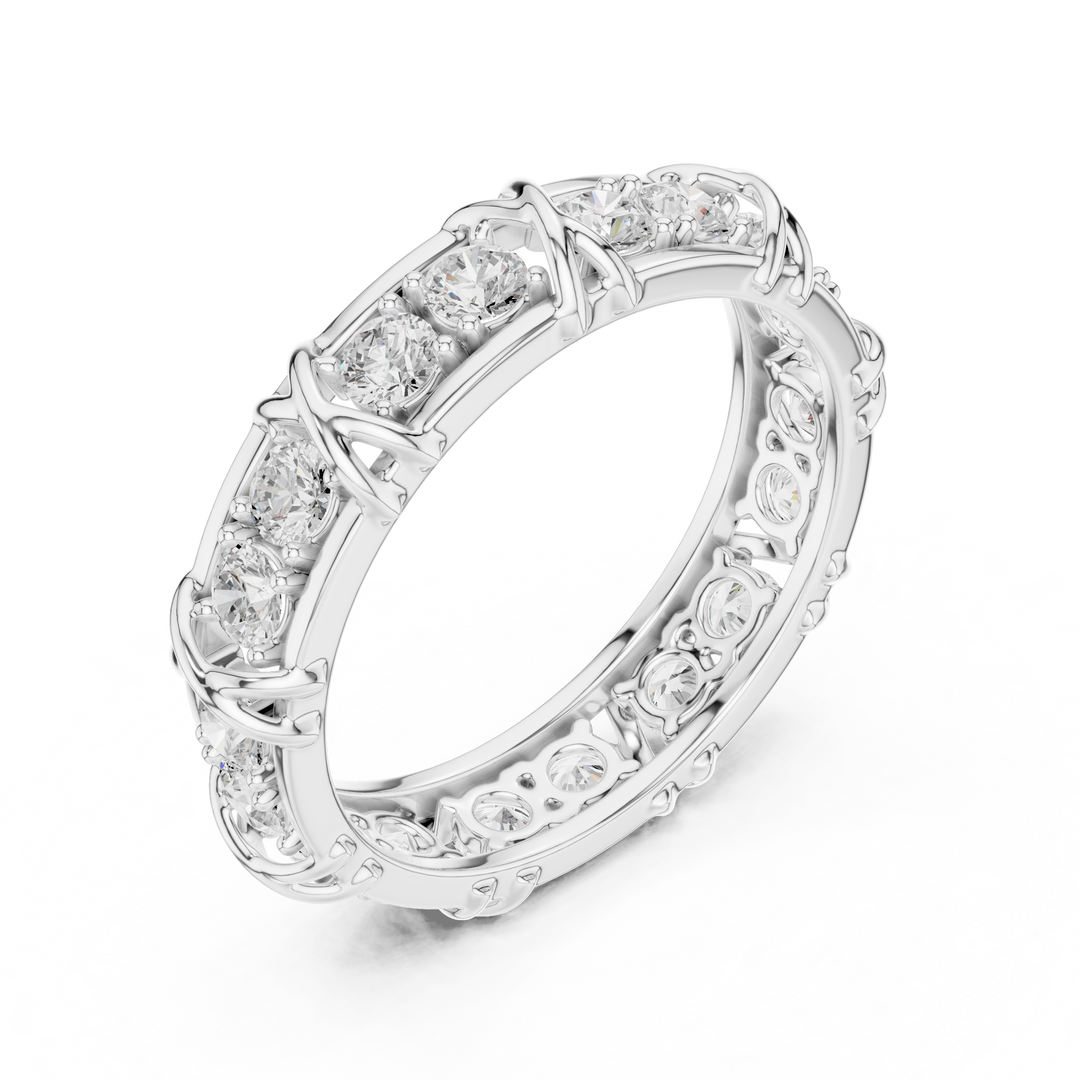 Full Eternity Mens Ring — 1.17ct