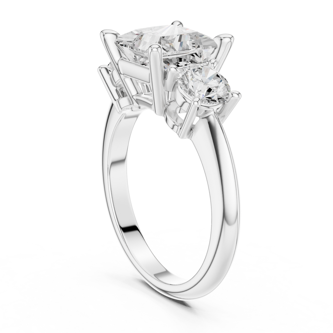 Pinnacle 2.50ct Princess Cut Diamond Ring