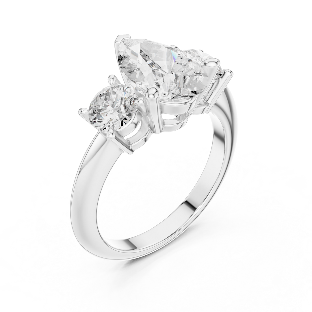 Poire 2.50ct Pear Shape Diamond Engagement Ring