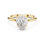 Load image into Gallery viewer, Petal Pear Shape Diamond Accent Ring
