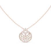 Round Mandala Pendant — 0.56ct