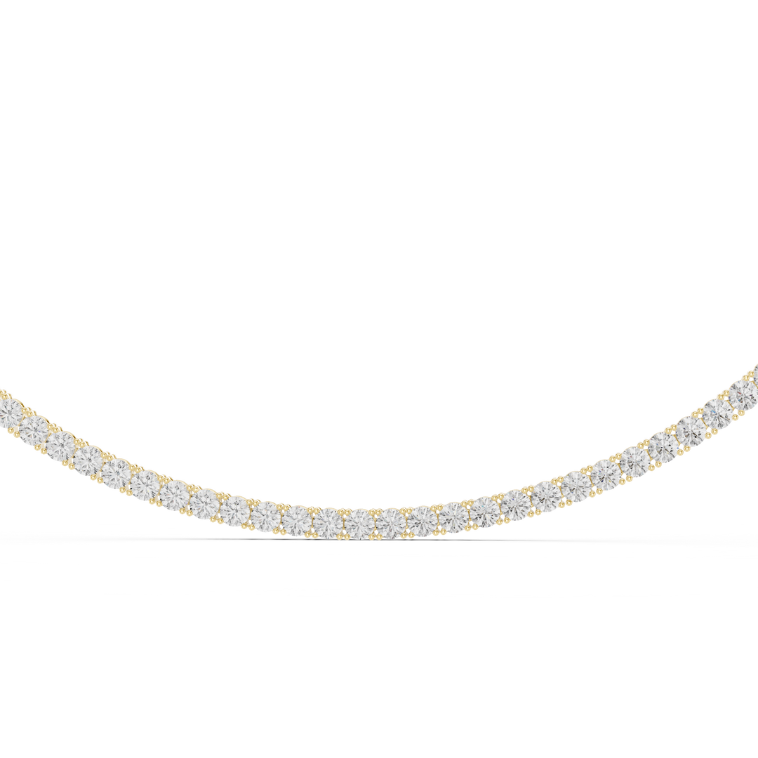 Classic Tennis Necklace — 37.20ct