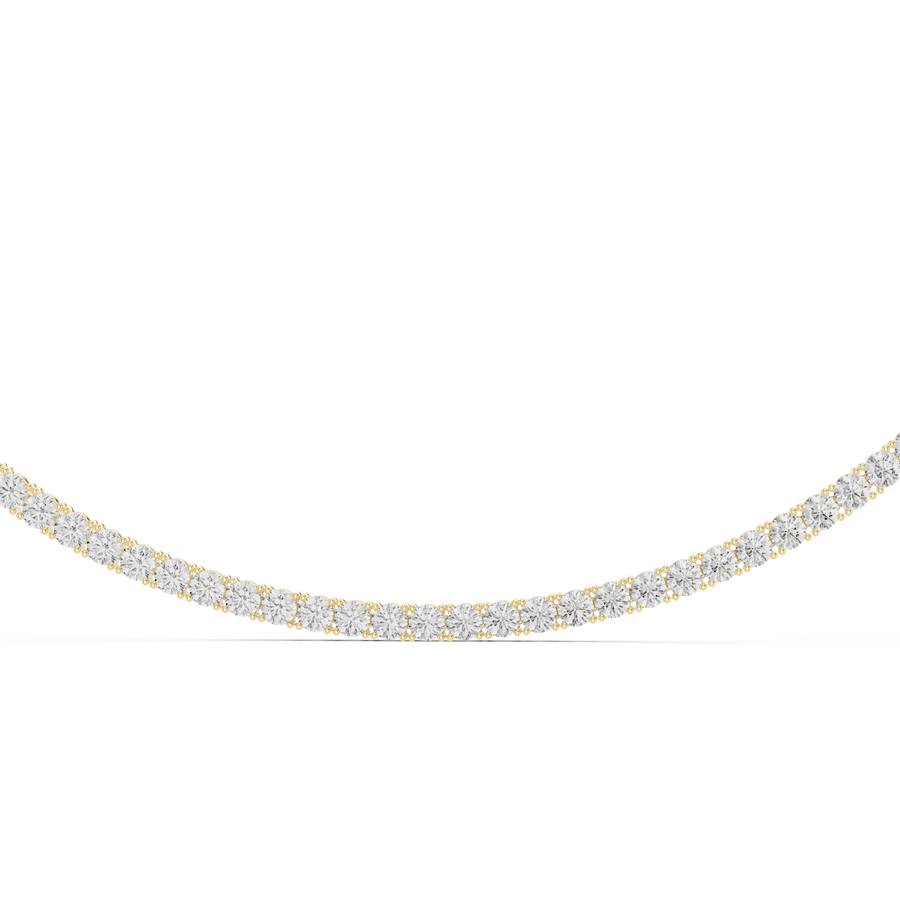 Classic Tennis Necklace — 37.20ct
