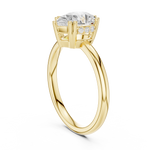 Load image into Gallery viewer, Petal Pear Shape Diamond Accent Ring
