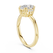Petal Pear Shape Diamond Accent Ring