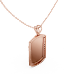 Load image into Gallery viewer, Cross Dog Tag Pendant — 0.75ct
