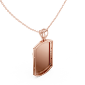 Cross Dog Tag Pendant — 0.75ct