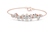Cascading Cluster Bracelet — 3.03ct