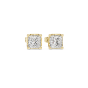 Sana Diamond Solitaire Stud Earrings