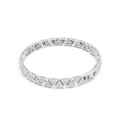 Heavy Cuban Link Men's Bracelet — 4.41ct
