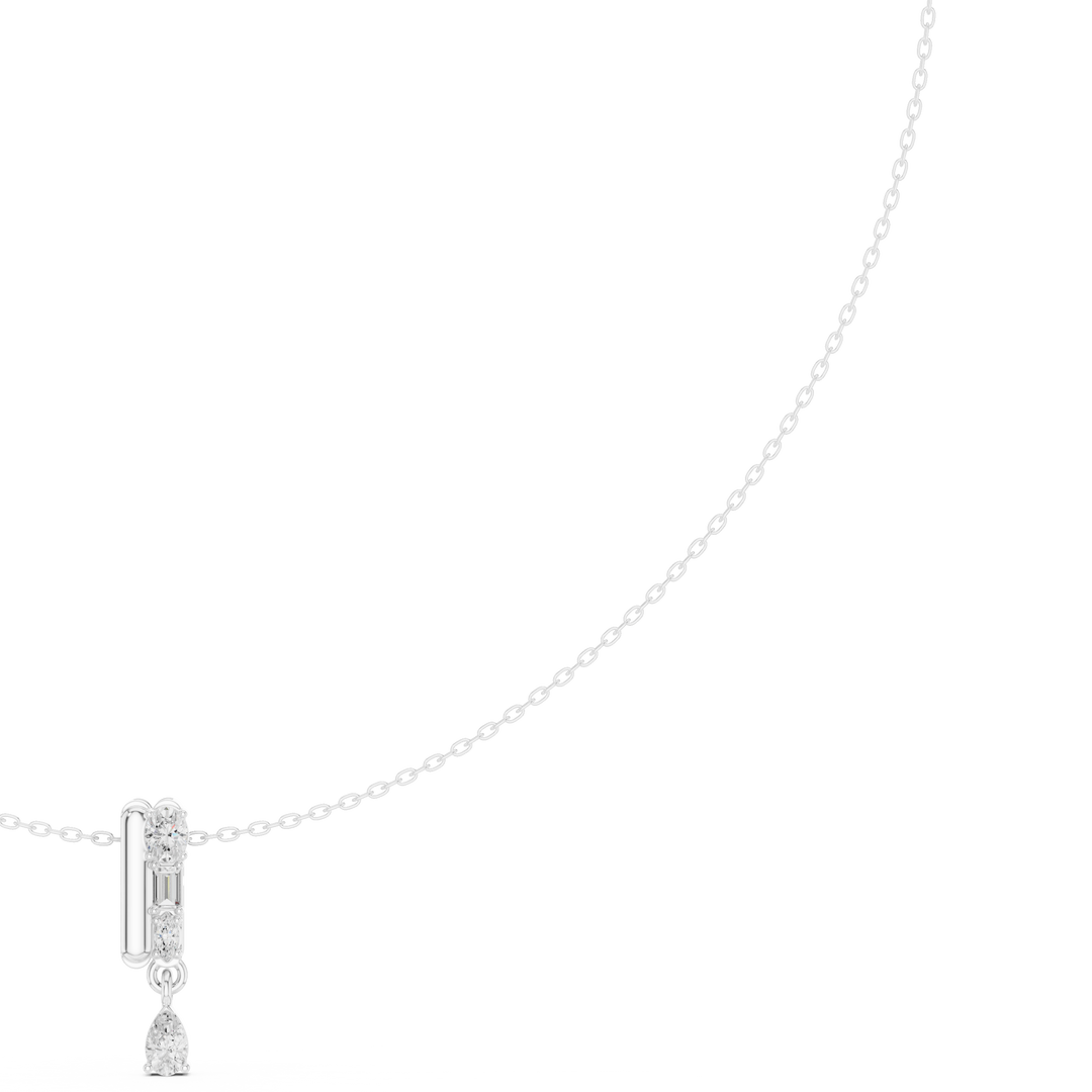 Mixed-Shape Pendant Necklace — 0.48ct