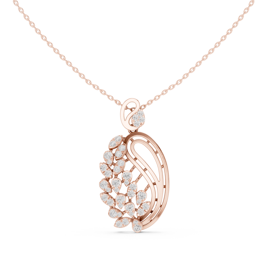 Cascading Oval Pendant — 1.06ct